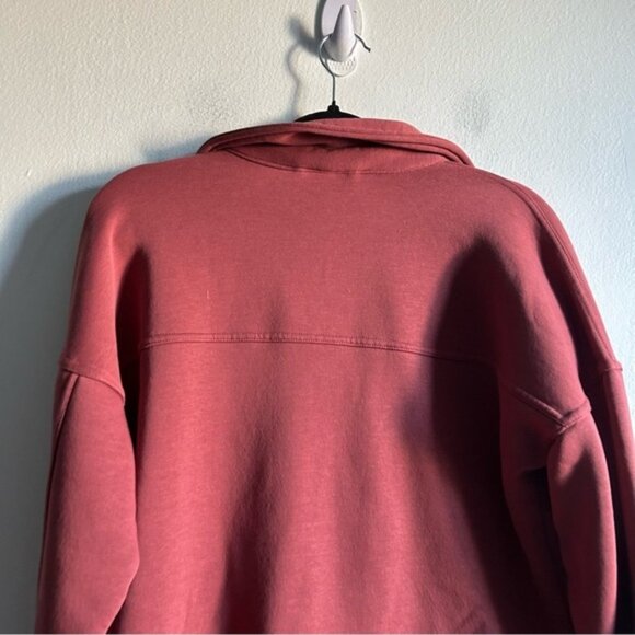 Lazy Pants Sz M Raspberry Shacket - Picture 10 of 10